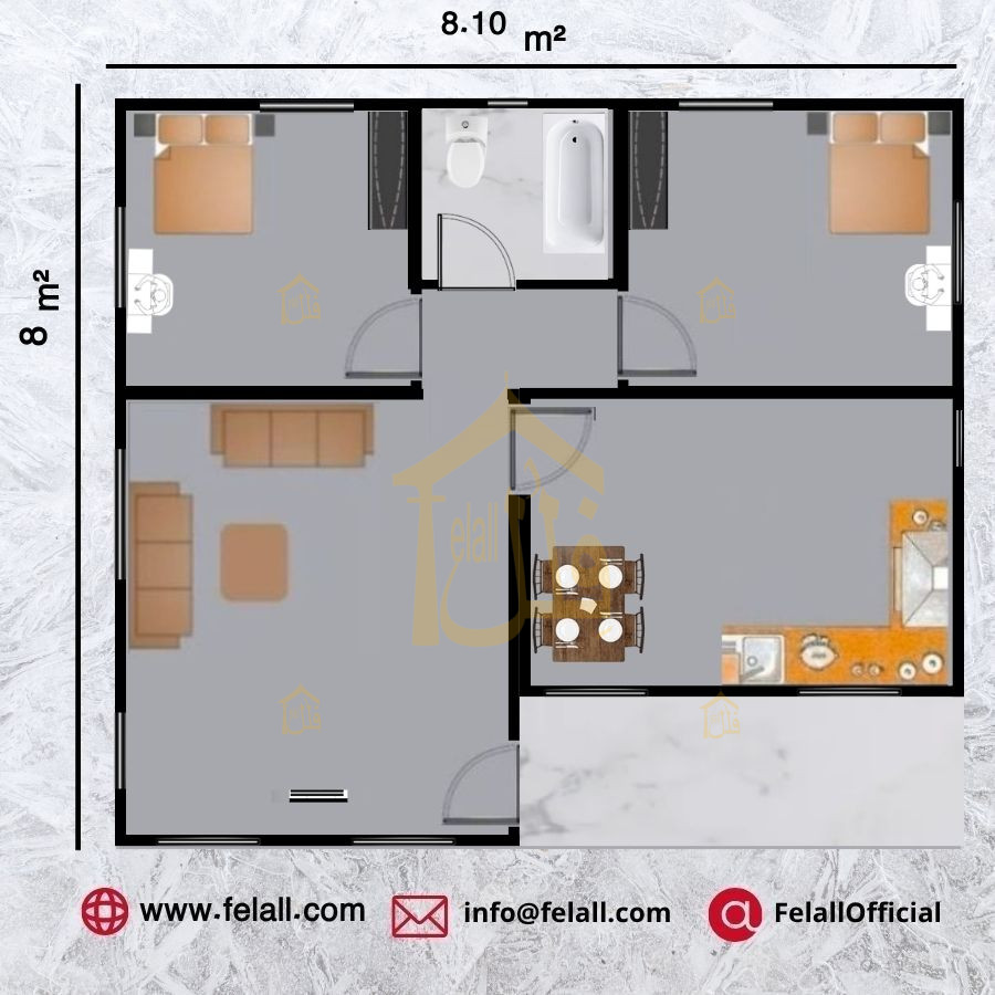65 m² Prefabricated House