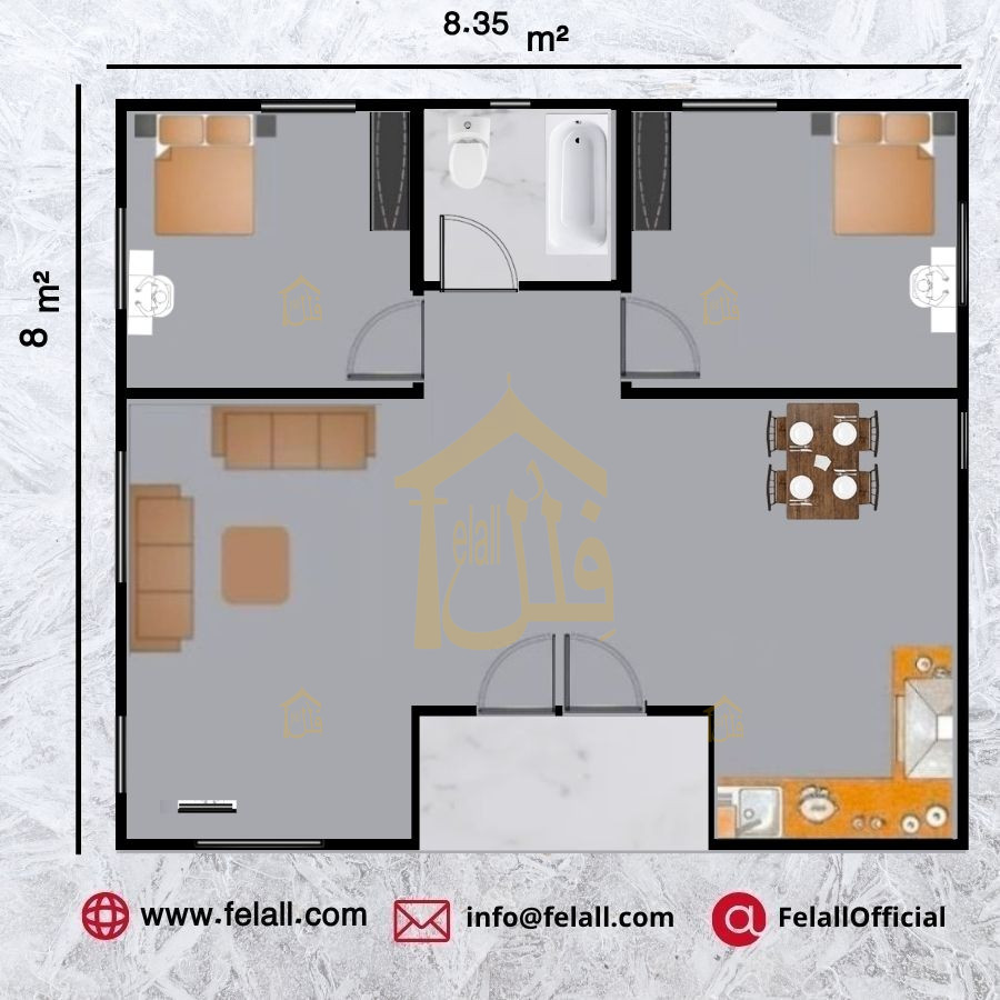 67 m² Prefabricated House