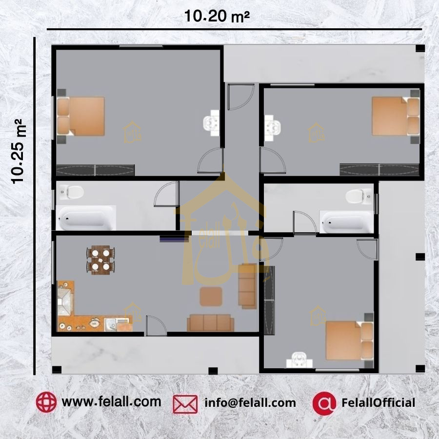 115 m² Prefabricated House