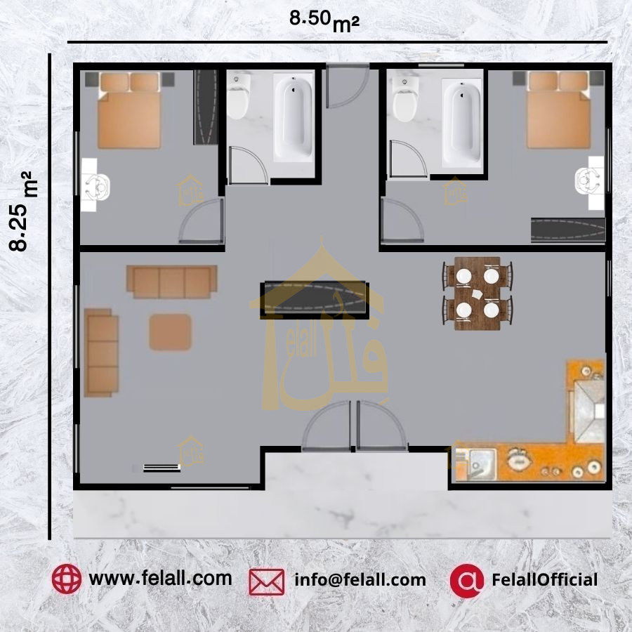 70 m² Prefabricated House