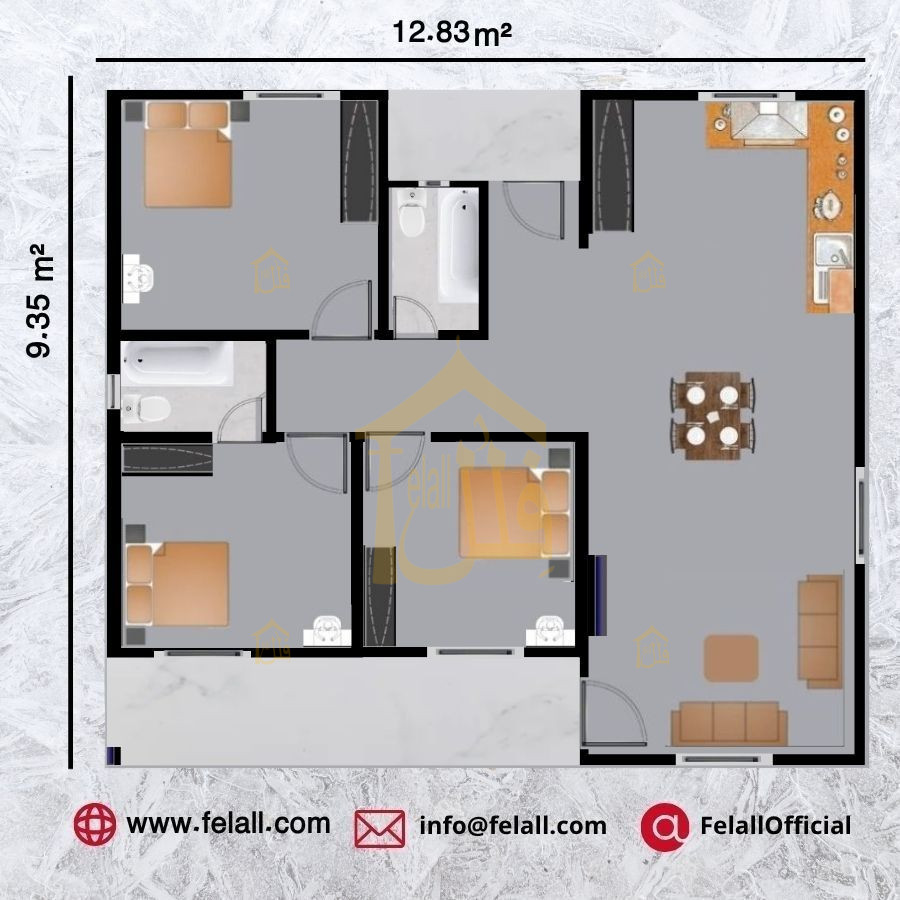 120 m² Prefabricated House